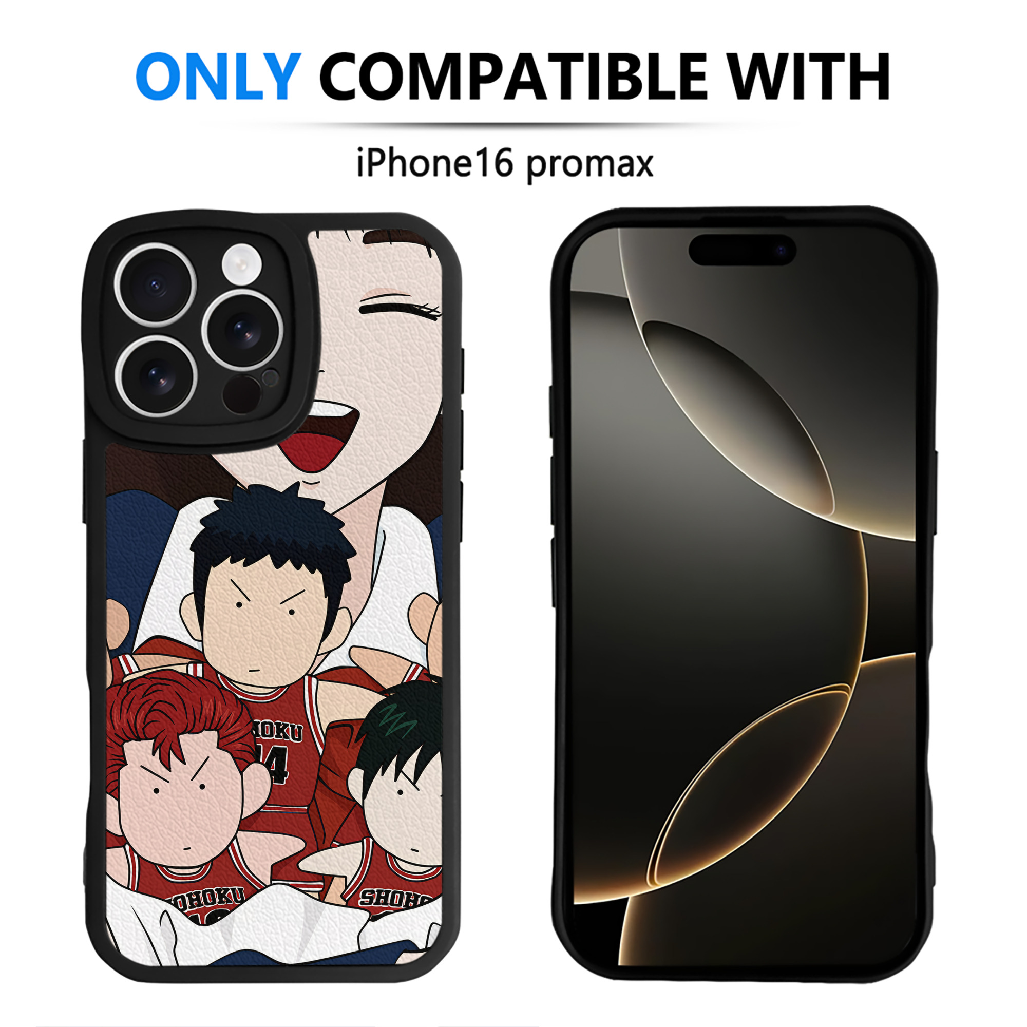 （画像用） SLAM DUNK／スラムダンク 【iPhone 16シリーズ対応】シリコンスマホケース（レザー調） 材質：シリコン